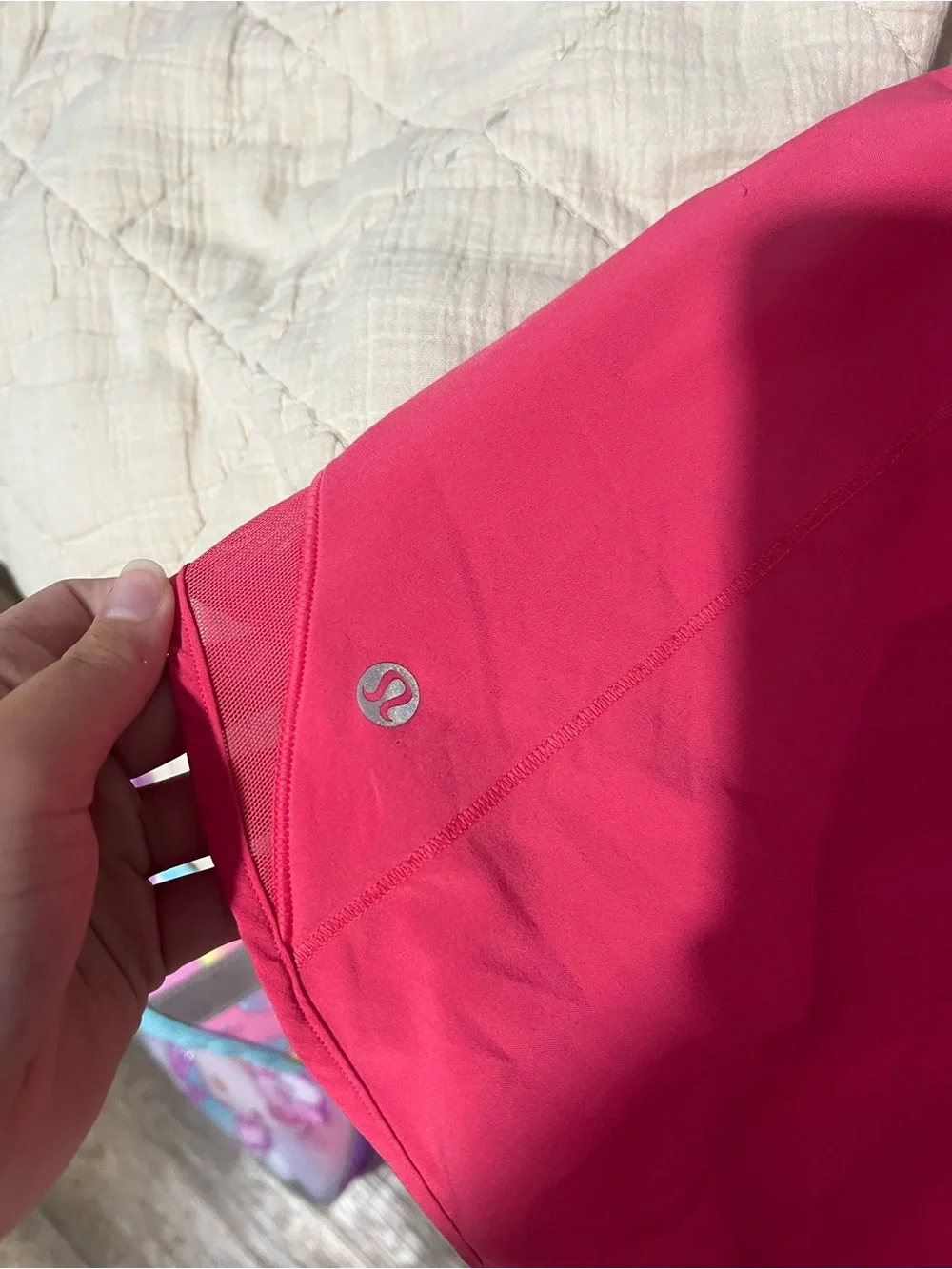 lululemon athletica Bright Pink Run Shorts